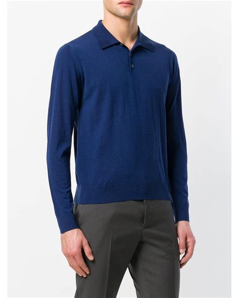 polo classiche prada|prada long sleeve polo.